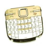 originální klávesnice Nokia C3 gold QWERTZ