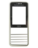 originální přední kryt Sony Ericsson G502 silver