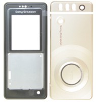 originální přední kryt + kryt kamery + kryt baterie Sony Ericsson R300 copper