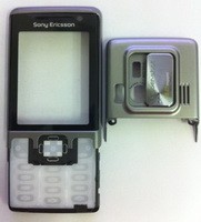 originální přední kryt + kryt antény Sony Ericsson C702 UMTS metallic black SWAP