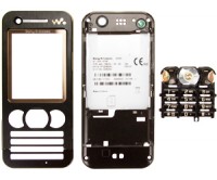 originální kompletní kryt Sony Ericsson W890i SWAP black