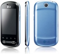 LG P350 Optimus Me aqua blue