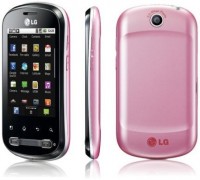 LG P350 Optimus Me pink