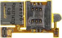 originální flex kabel čtečky SIM + paměťové karty Sony Ericsson W880i