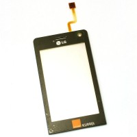 originální sklíčko LCD + dotyková plocha LG KU990 black Orange