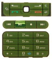 originální klávesnice Nokia 3250 green