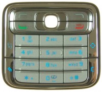 originální klávesnice Nokia N73 silver
