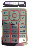 originální klávesnice Nokia N76 vnitřní + vnější red