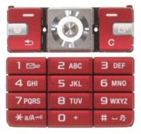 originální klávesnice Sony Ericsson K610i red