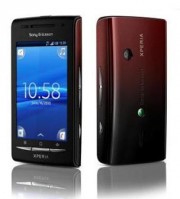 Sony Ericsson Xperia X8 black red
