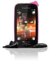 Sony Ericsson Mix Walkman WT13i pink cloud on black