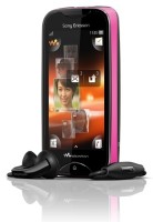 Sony Ericsson Mix Walkman WT13i pink on black