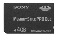 Memory Stick Pro Duo 4GB Sony