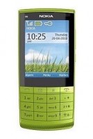Nokia X3-02.5 Touch and Type green