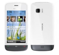 Nokia C5-03 white aluminium grey