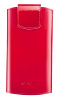 originální pouzdro Nokia CP-556 red univerzální kožené