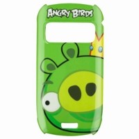 originální pouzdro Nokia pouzdro CC-5003 Green Angry Birds pro C7