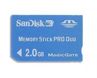 MemoryStick Pro Duo 2GB Sandisk