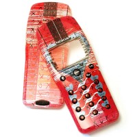 originální přední kryt + kryt baterie + klávesnice Nokia 3210 pink red