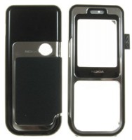 originální přední kryt + kryt baterie Nokia 7360 black chrome