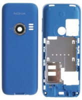 originální střední rám + kryt baterie Nokia 3500c azure