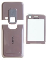 originální přední kryt + kryt baterie + kryt antény Nokia 6120c pink