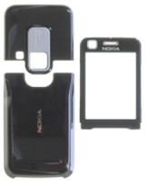 originální přední kryt + kryt baterie + kryt antény Nokia 6120c black