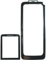 originální přední rámeček Nokia E90 + sklíčko LCD black