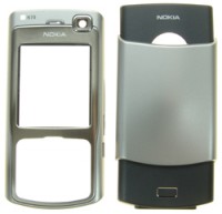 originální přední kryt + kryt baterie Nokia N70 silver