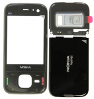 originální přední kryt + kryt baterie + kryt antény Nokia N85 black