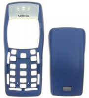 originální přední kryt + kryt baterie Nokia 1100 blue grey