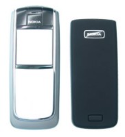 originální přední kryt + kryt baterie Nokia 6021 silver black