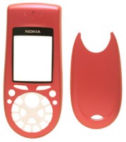 originální přední kryt + kryt baterie Nokia 3650 red SKR-323