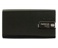 originální kryt baterie Nokia E66 black steel
