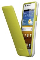 originální pouzdro Samsung EF-C1A2WL white green pro i9100 Galaxy S2