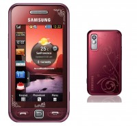 Samsung S5230 Star La Fleur garnet red