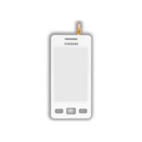 originální sklíčko LCD + dotyková plocha Samsung S5260 white