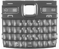 originální klávesnice Nokia E72 metal grey QWERTY