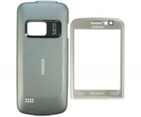 originální sklíčko LCD + kryt baterie Nokia 6710n titanium
