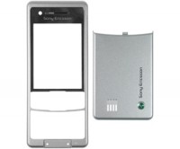 originální přední kryt + kryt baterie Sony Ericsson C510 radiation silver
