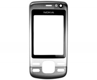 originální přední kryt Nokia 6600is silver