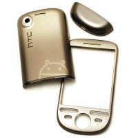 originální přední kryt + kryt baterie + kryt antény HTC Tattoo, Google G4 silver grey