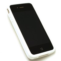 neoriginální bumper iPhone 4 bílý LCSAPIP4GUWH