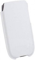 originální pouzdro Nokia E6 kožené white