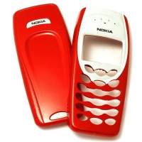 originální přední kryt + kryt baterie Nokia 3410 red