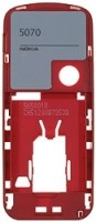 originální střední rám Nokia 5070 red