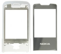originální rámeček LCD + sklíčko Nokia 7510s silver