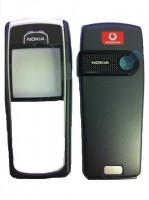 originální přední kryt + kryt baterie Nokia 6230 graphit black s logem Vodafone