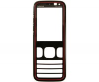 originální přední kryt Nokia 5630x black red