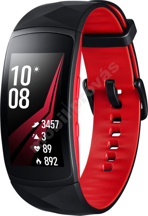 Samsung Galaxy Gear Fit2 Pro SM R365 red black CZ Distribuce mobilprovas.cz